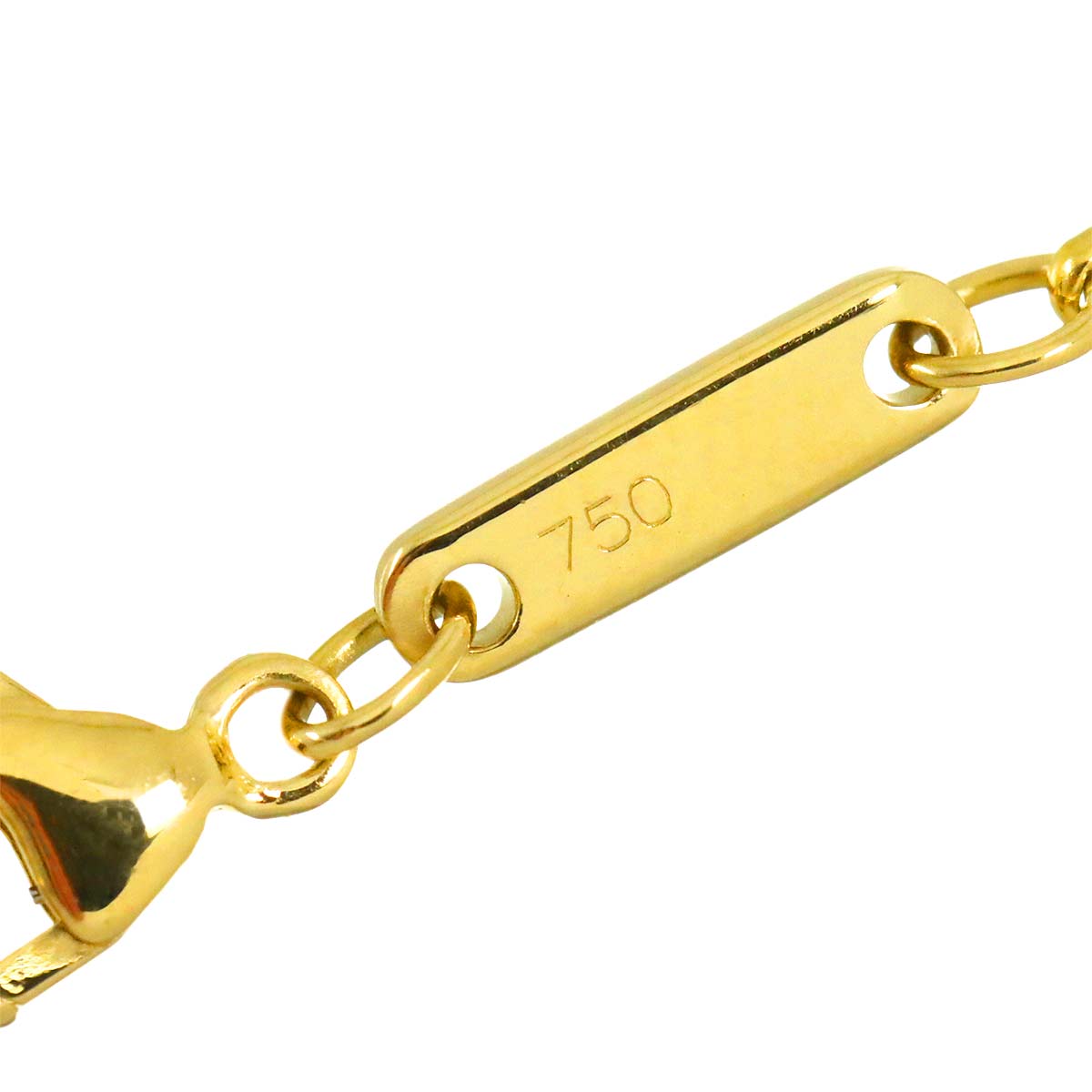 Happy Diamond Heart Necklace 18K Yellow Gold 750