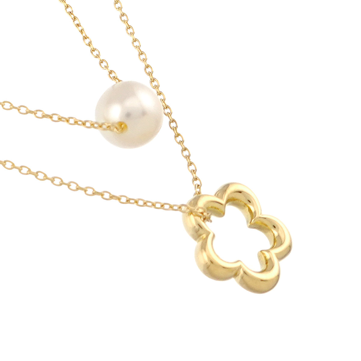 Akoya Pearl 6.3mm Necklace 18K YG 750