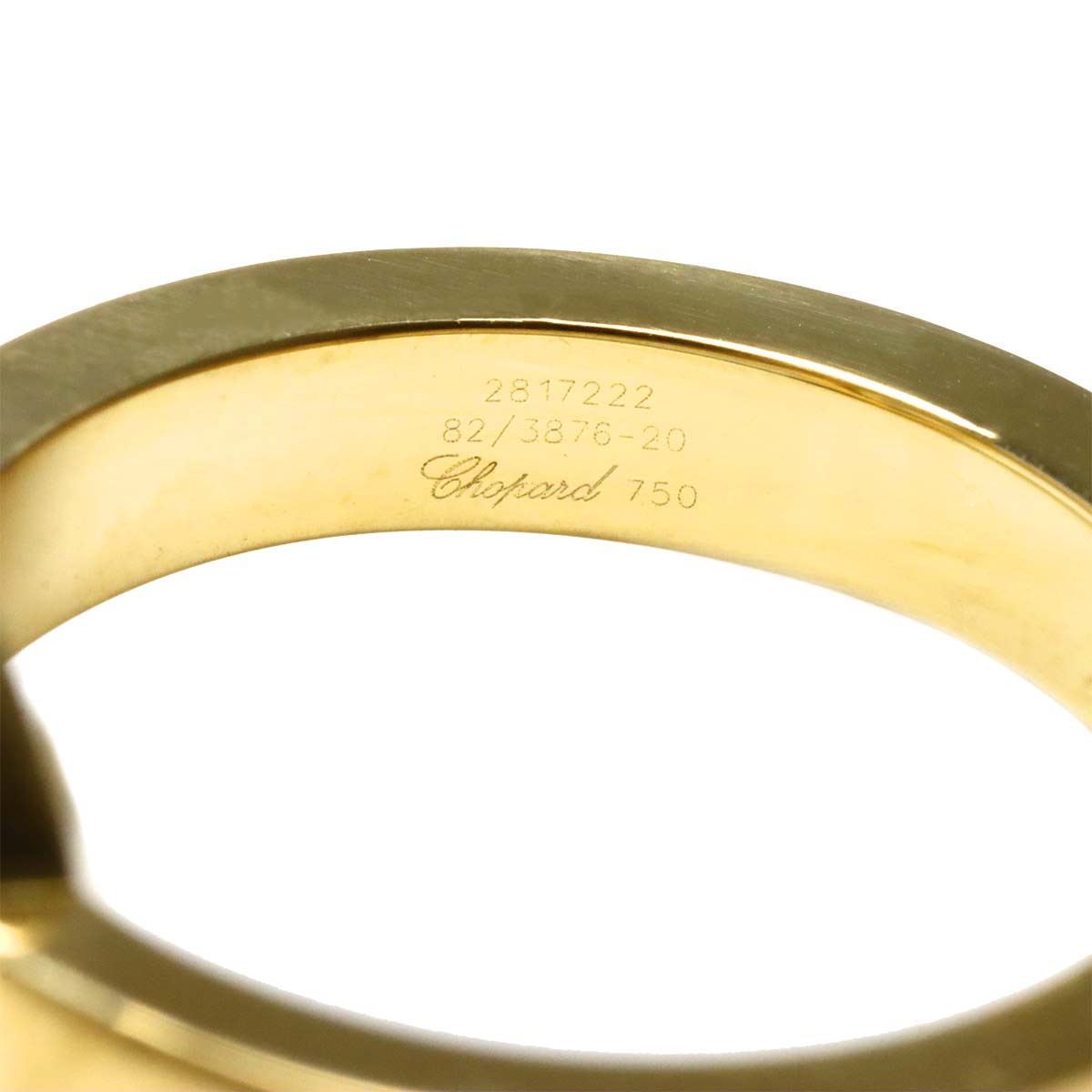 Happy Diamond Ring 18K YG 750 Size6(US)