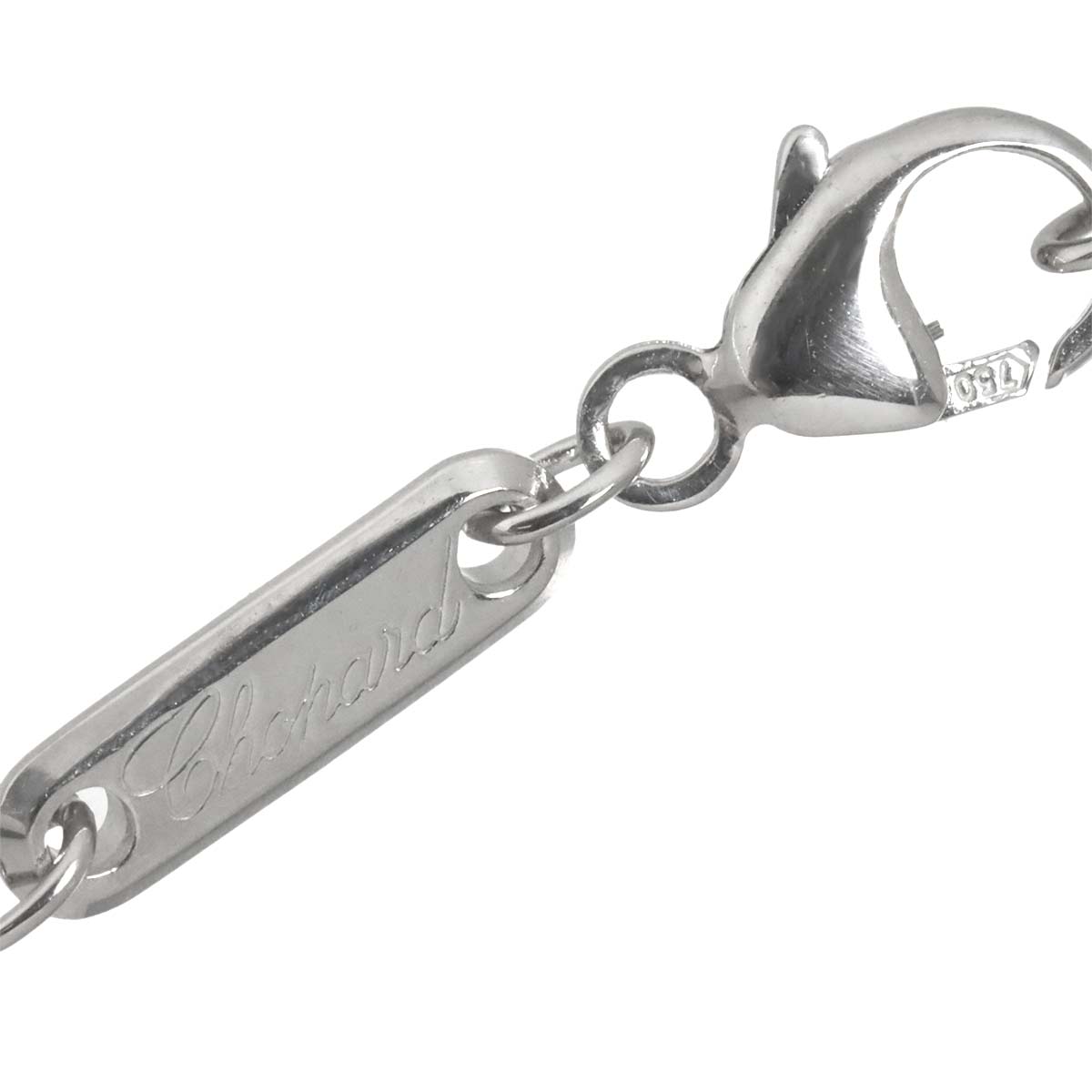 Happy Spirit Diamond Necklace 18K White Gold 750