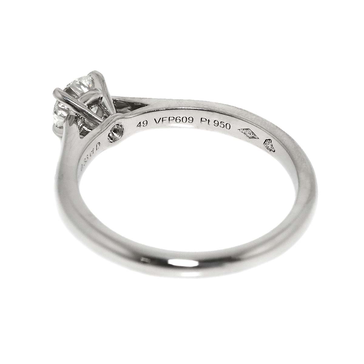 Diamond 0.33ct H/VVS2/3EX Ring Platinum size49 4.5-4.75(US)