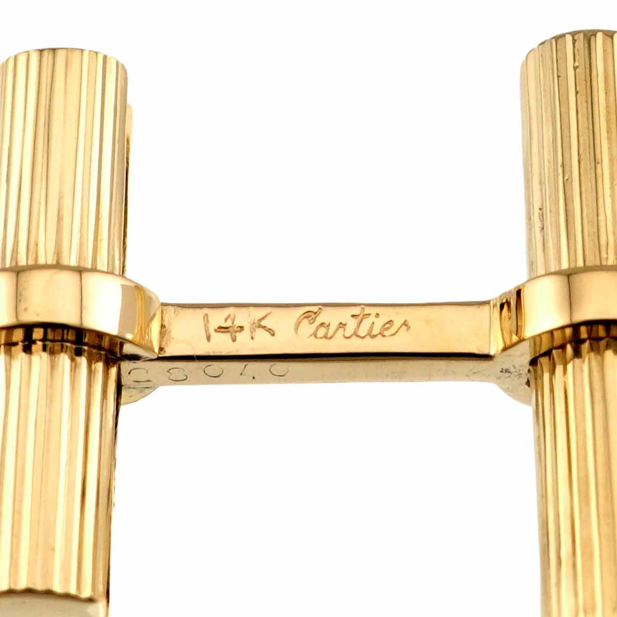 Cuff links 14 Yellow Gold 585