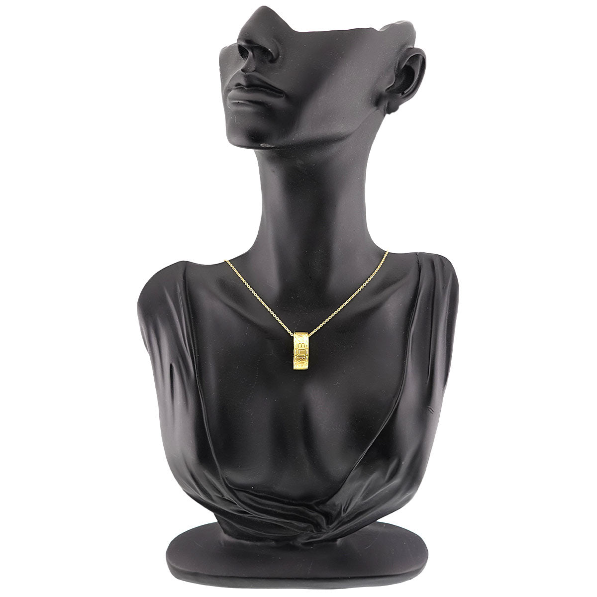Logo Necklace 18K YG Yellow Gold 750