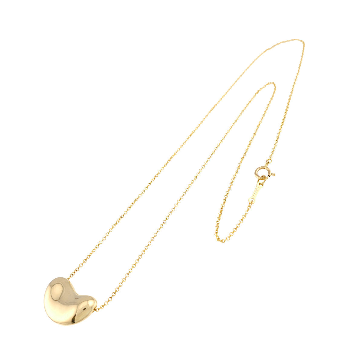 Bean Necklace 18K Yellow Gold 750
