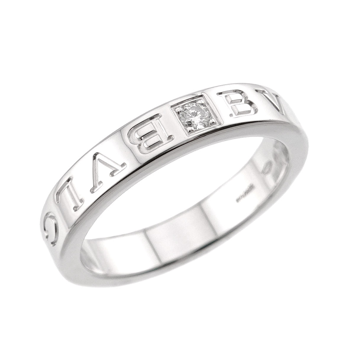 B-ZERO1 Diamond Ring 18K WG 750 size7.5(US)
