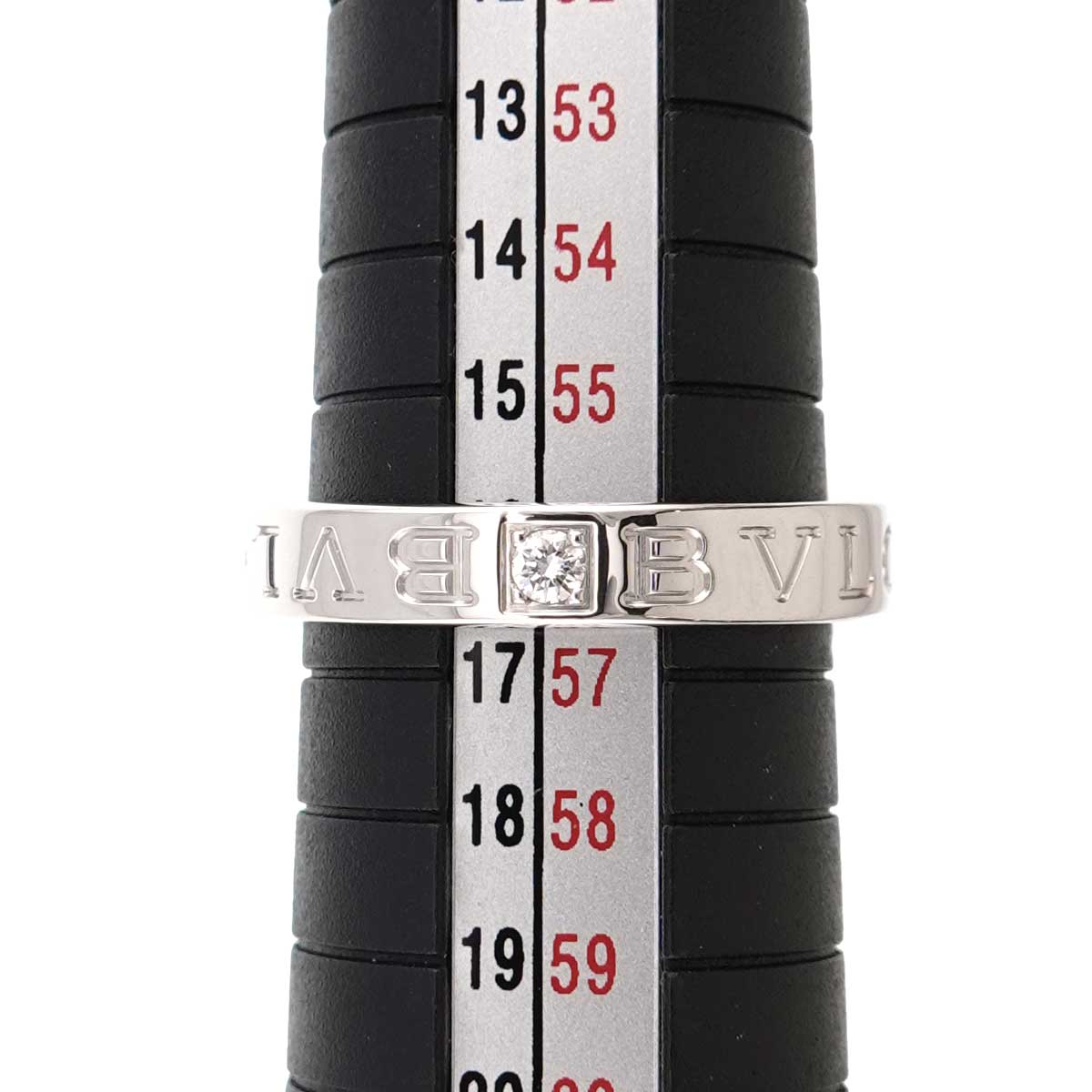 B-ZERO1 Diamond Ring 18K WG 750 size7.5(US)