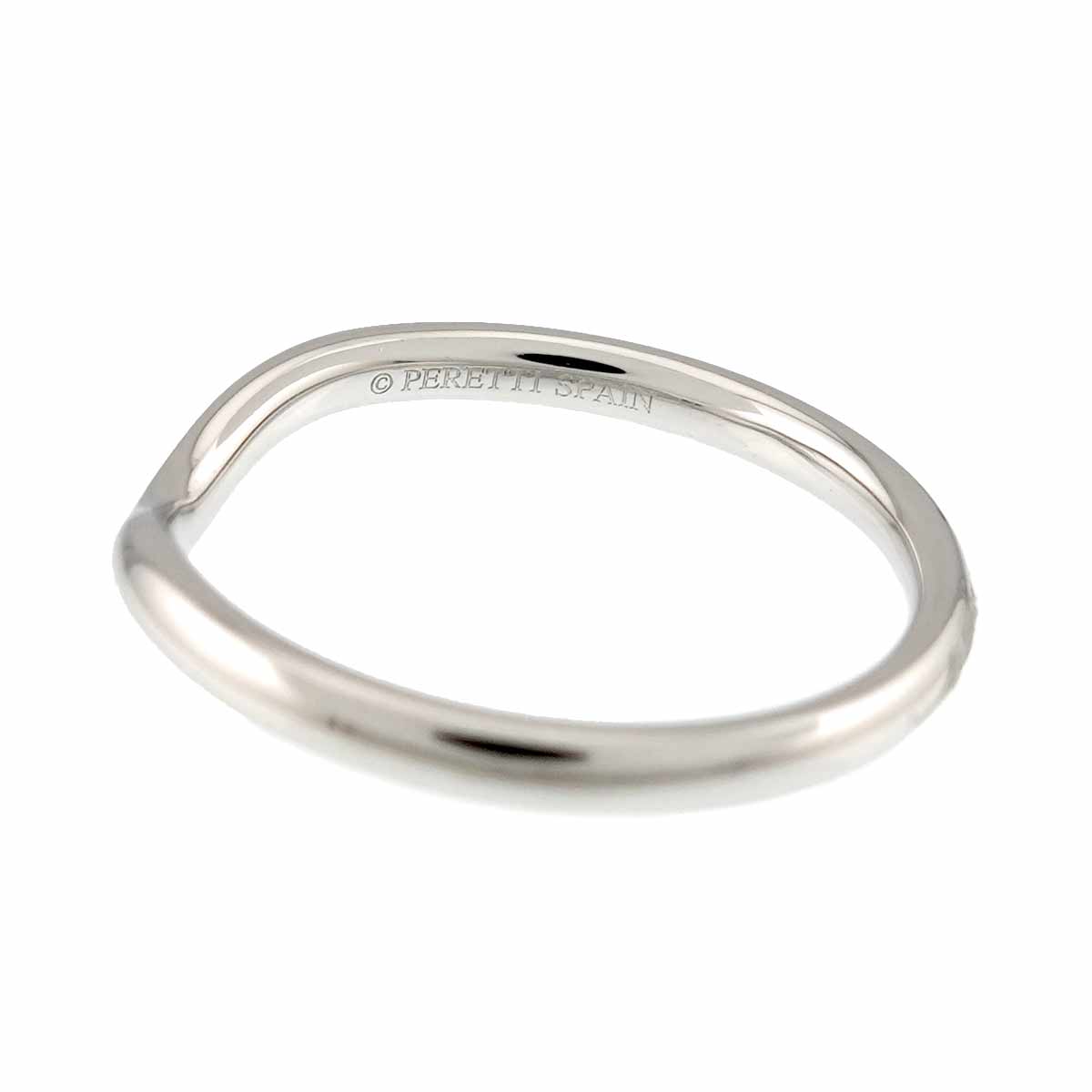 Curved Band Ring Pt Platinum size6.25-6.5(US)