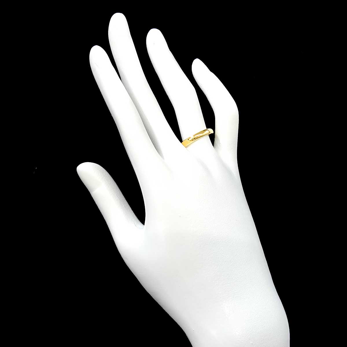 Forever Band Ring 18K Yellow Gold 750 Size6.5-6.75(US)