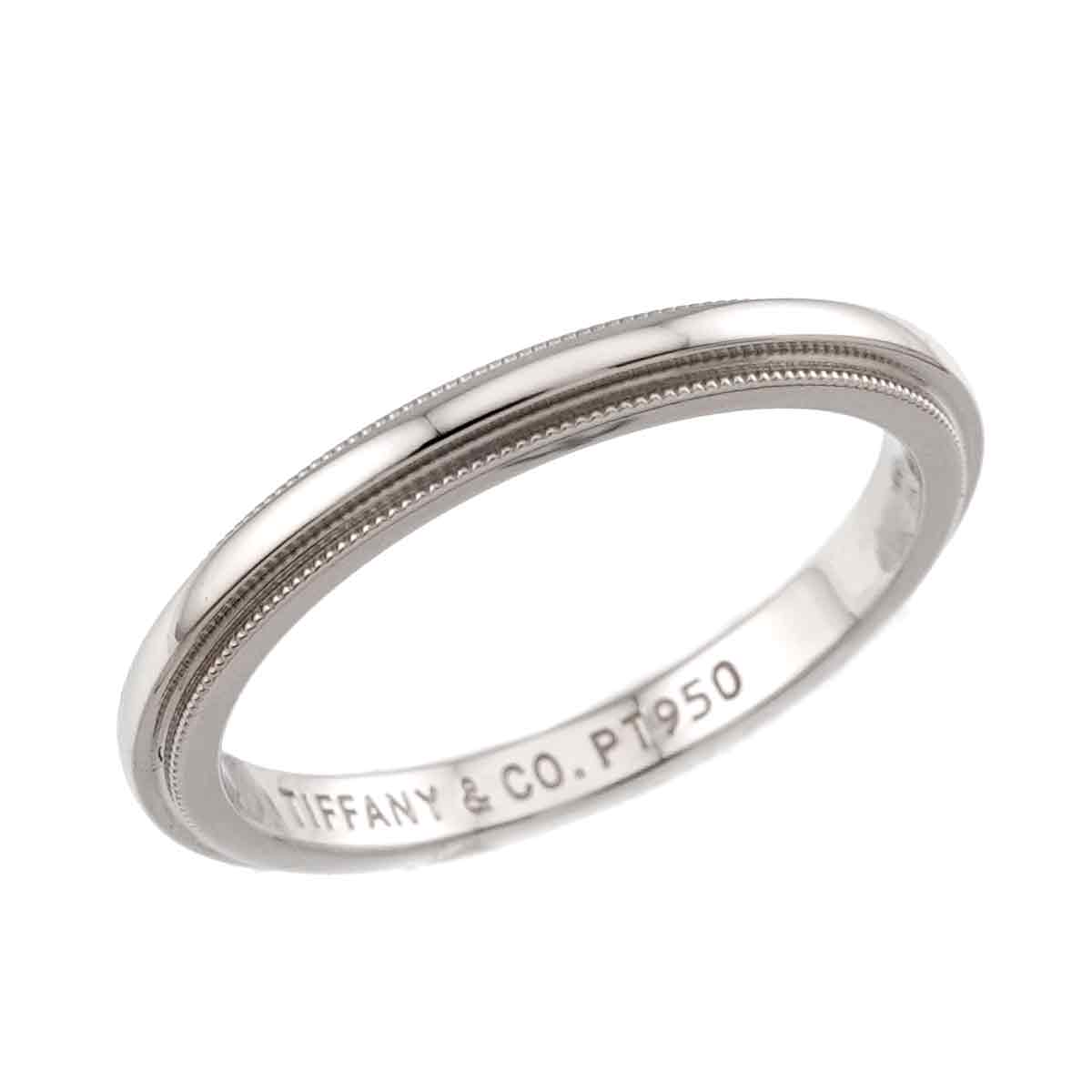 Milgrain Band Ring Pt Platinum Size4.75-5(US)