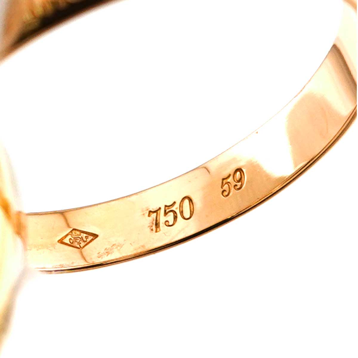 Trinity MM Ring 18K YG WG PG 750 Size59 8.75(US)
