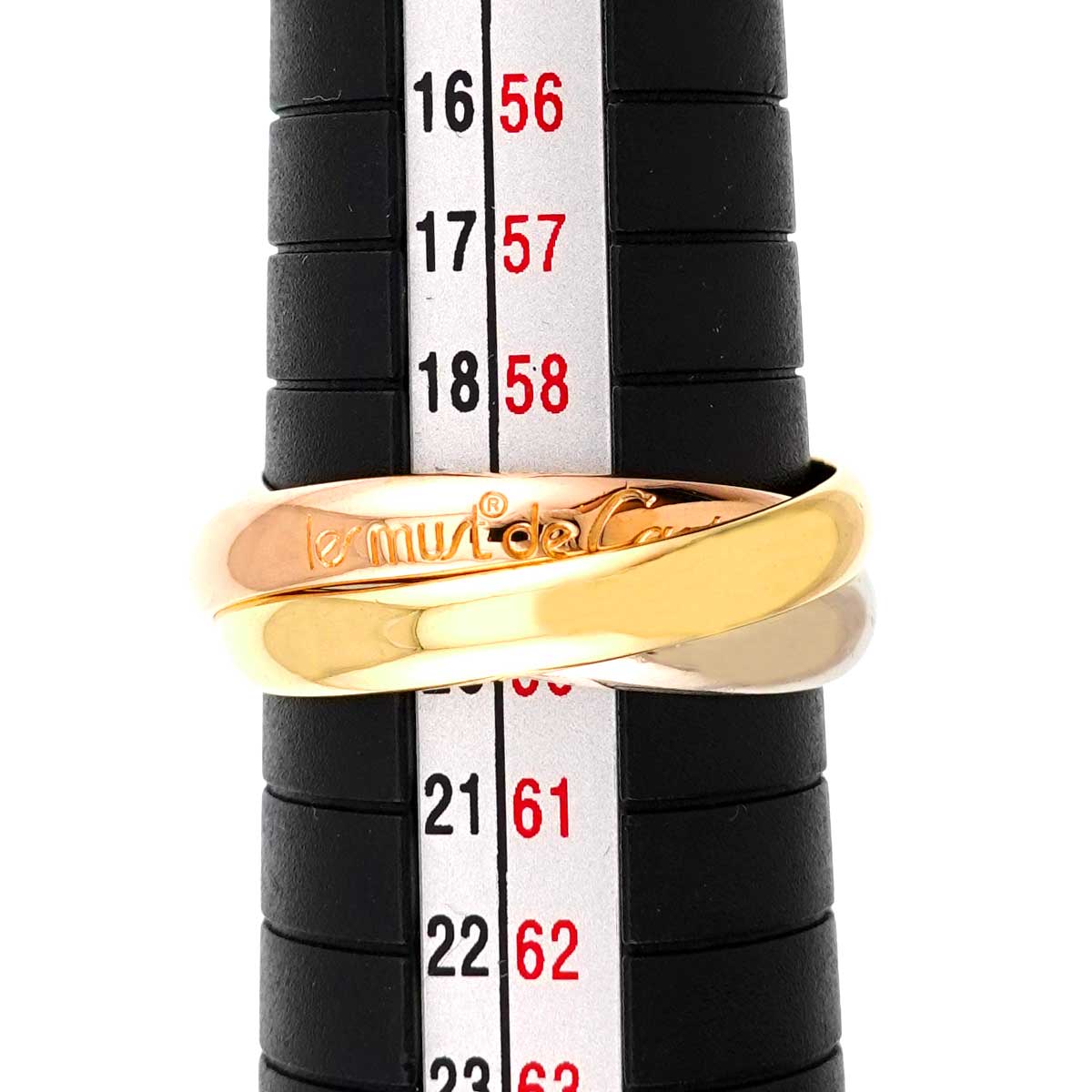 Trinity MM Ring 18K YG WG PG 750 Size59 8.75(US)