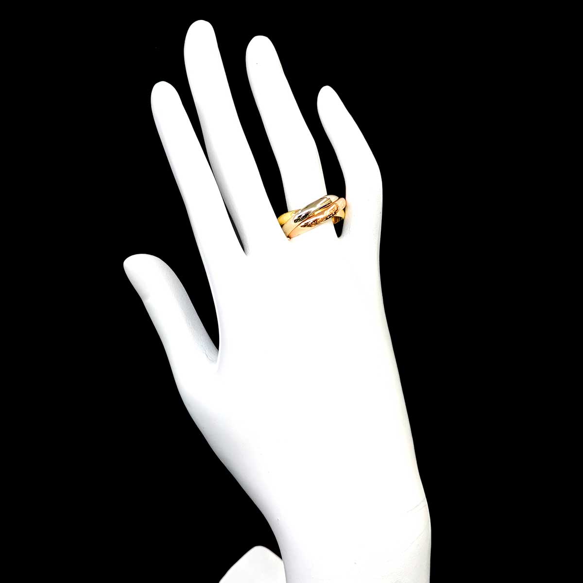 Trinity MM Ring 18K YG WG PG 750 Size59 8.75(US)