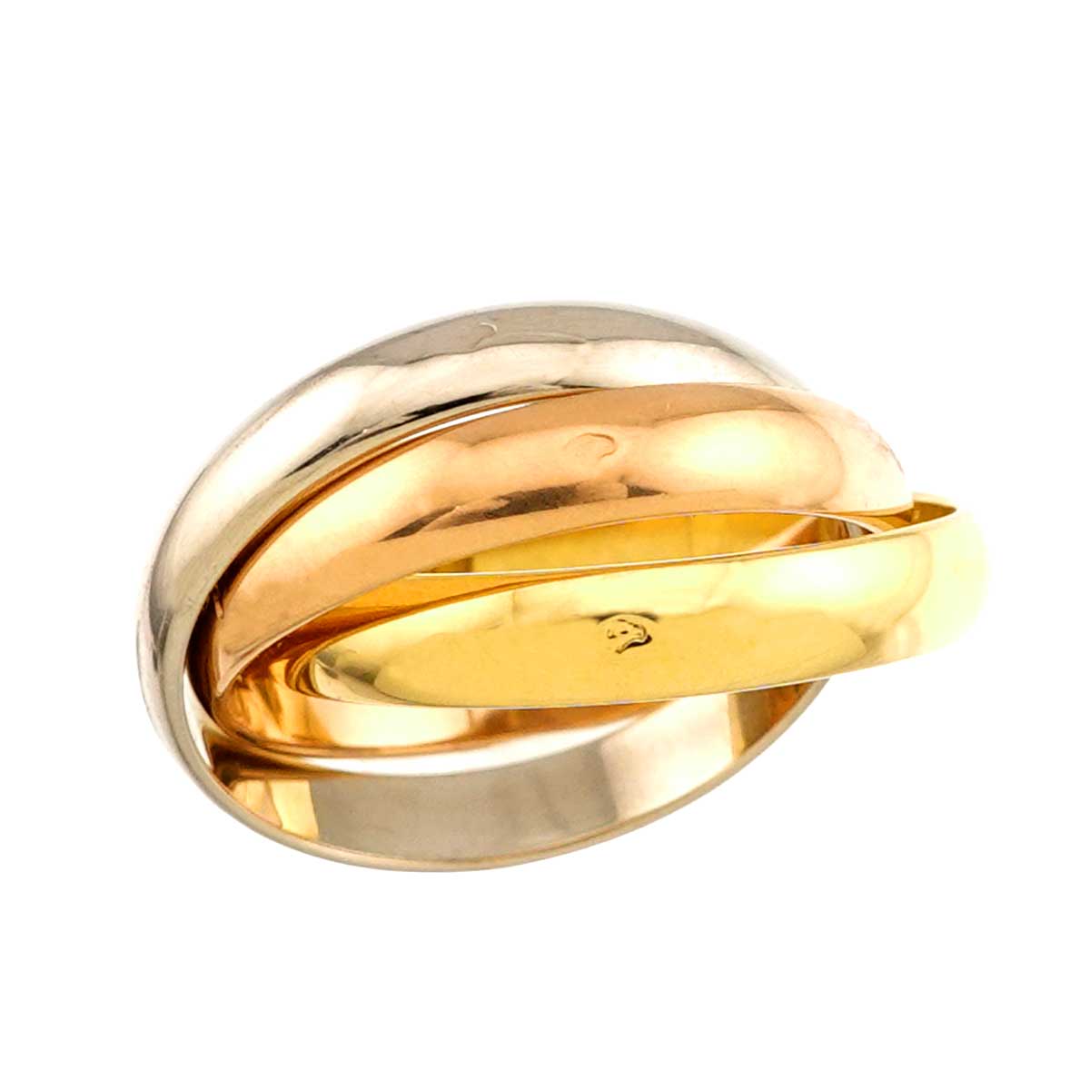 Trinity Ring 18K YG WG PG 750 Size50 5.25(US)