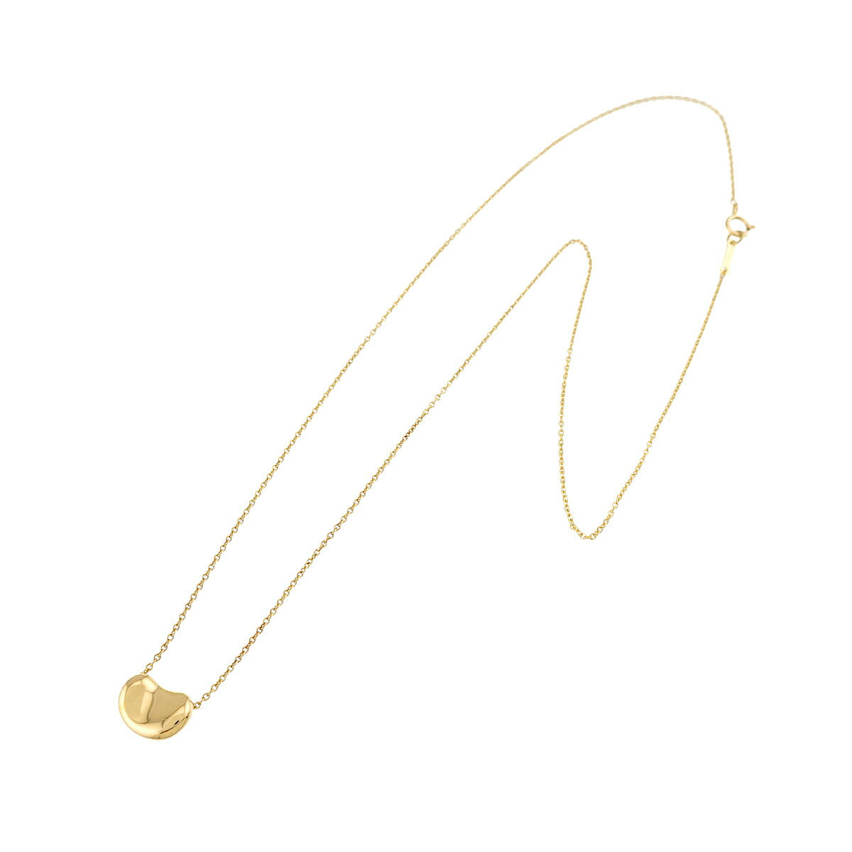Bean Necklace 18K Yellow Gold 750