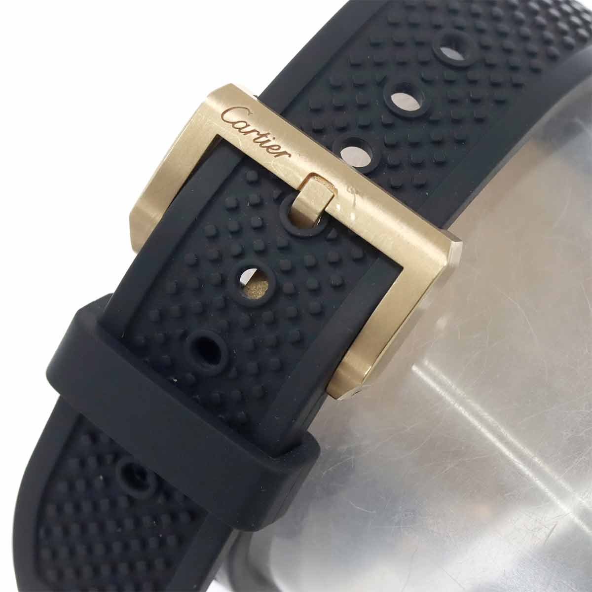 Calibre de Cartier Diver W7100052 Date 750 PG Black Dial Mens