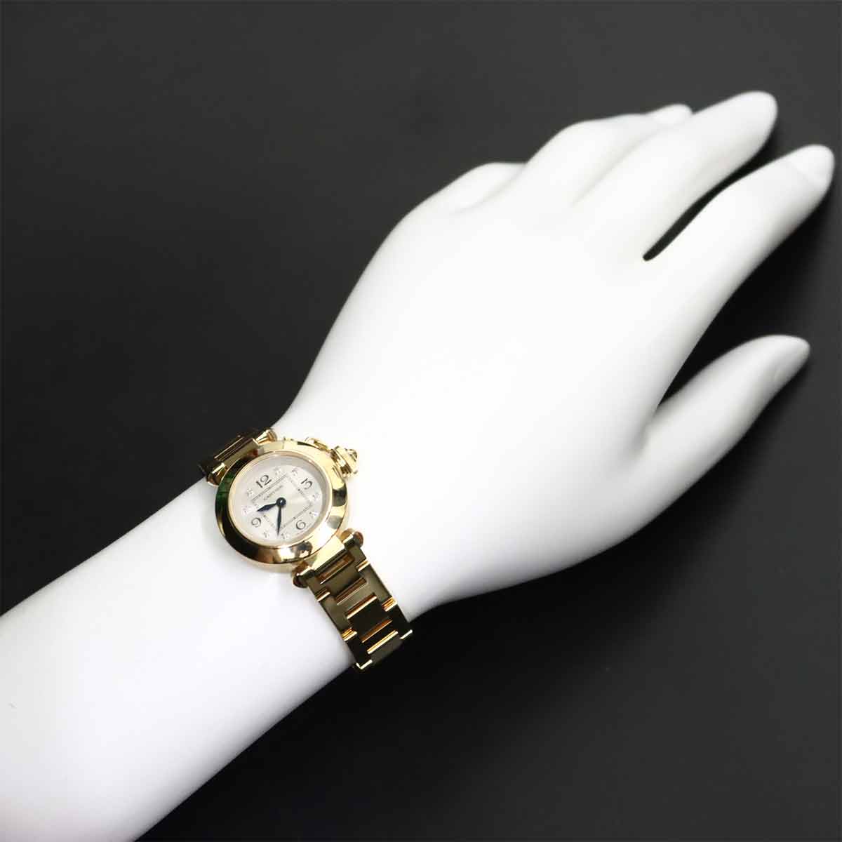 Miss Pasha WJ124015 8P Diamond 750 Yellow Gold Quartz Ladies