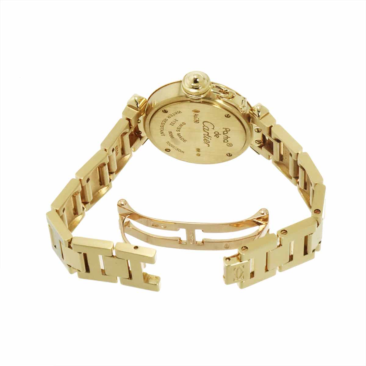 Miss Pasha WJ124015 8P Diamond 750 Yellow Gold Quartz Ladies