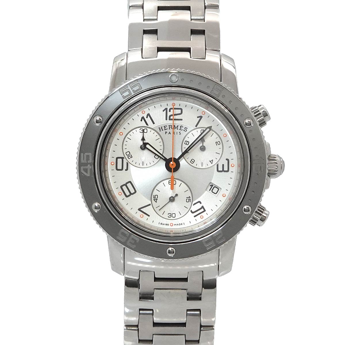 Clipper Divers Chrono CP2.410 Quartz Date Silver Dial Boys