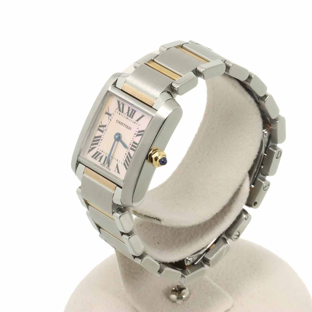 Tank Francaise SM W51027Q4 750 PG Quartz Pink Shell Dial
