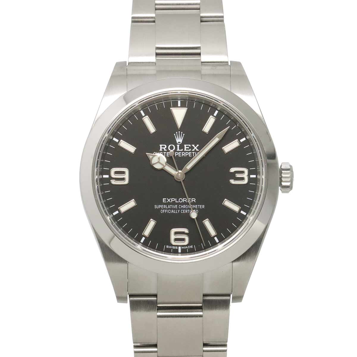 Explorer I 214270 Serial Random Automatic Black Dial Mens