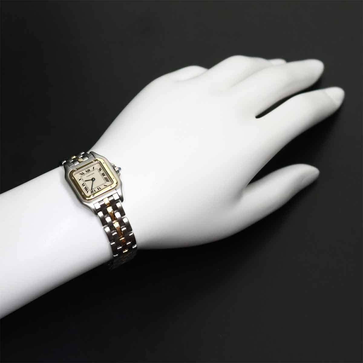 Panthere one Row SM Quartz W25029B5 YG Ladies Watch