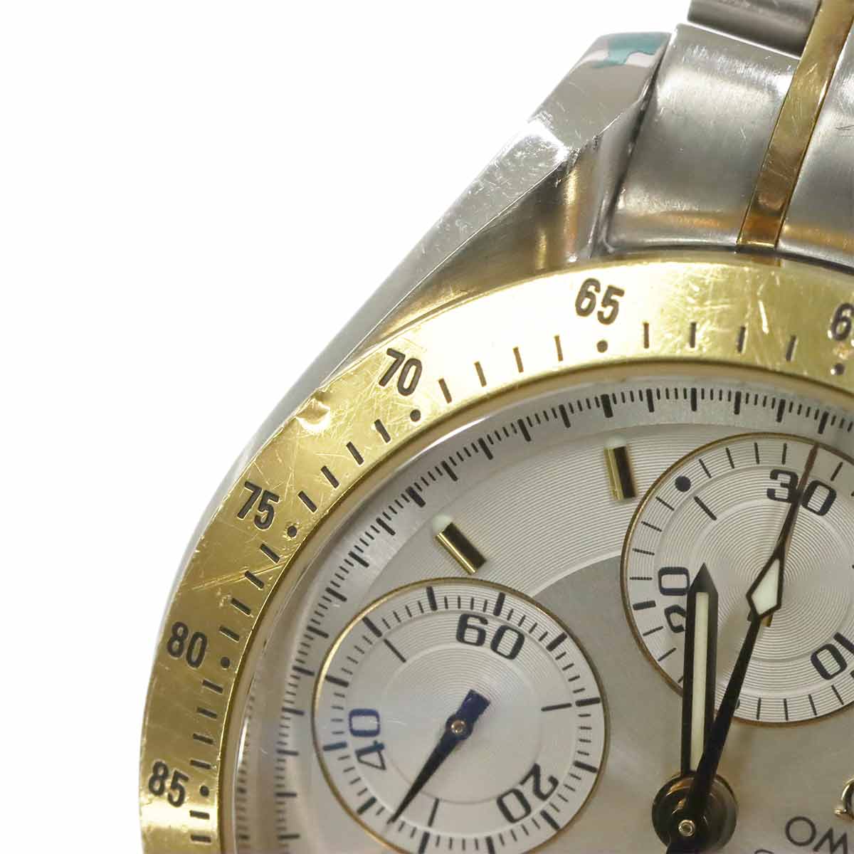 Speedmaster Date 3313.30 Yellow Gold Chronograph Automatic