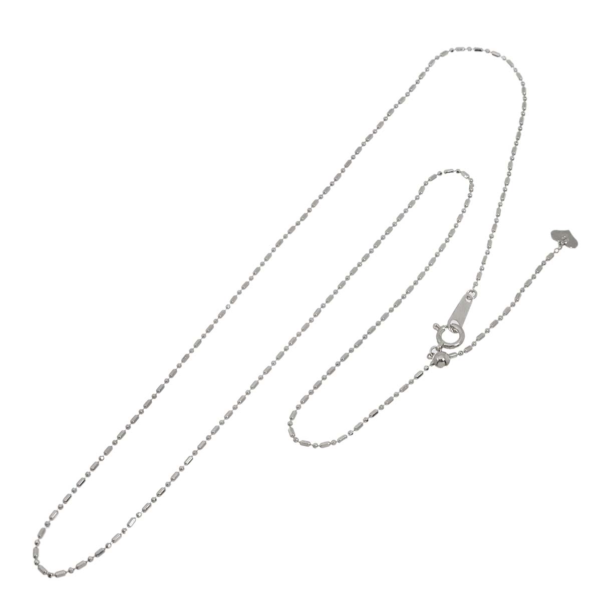 Necklace 18K K18 WG White Gold 750