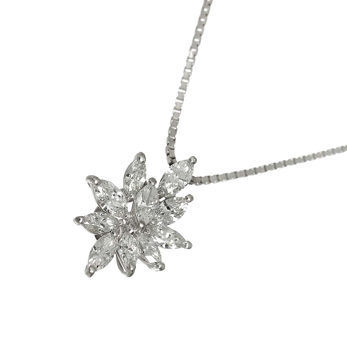 Diamond 1.03ct Necklace Pt Platinum