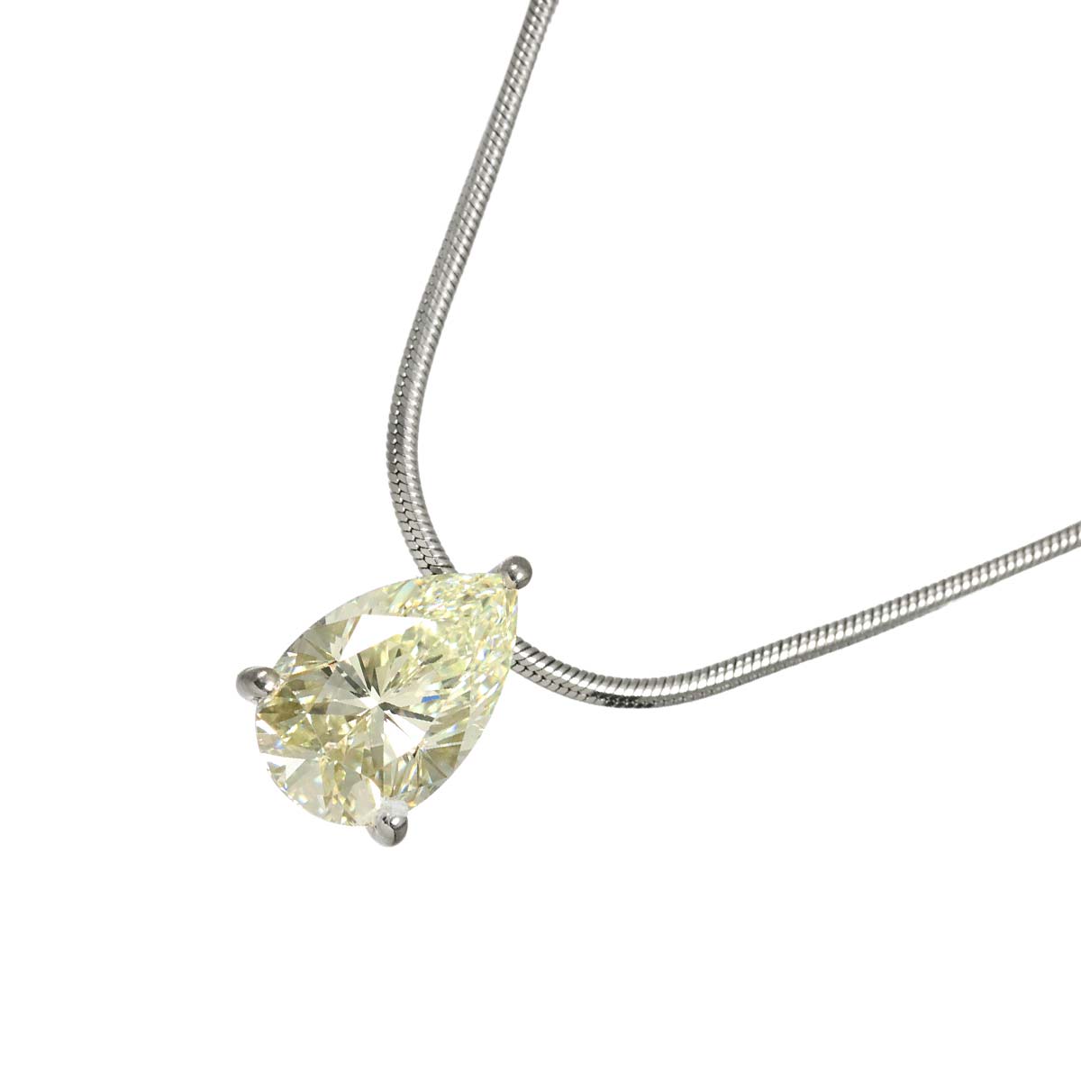 Diamond 2.003ct L/VS2 Necklace Pt