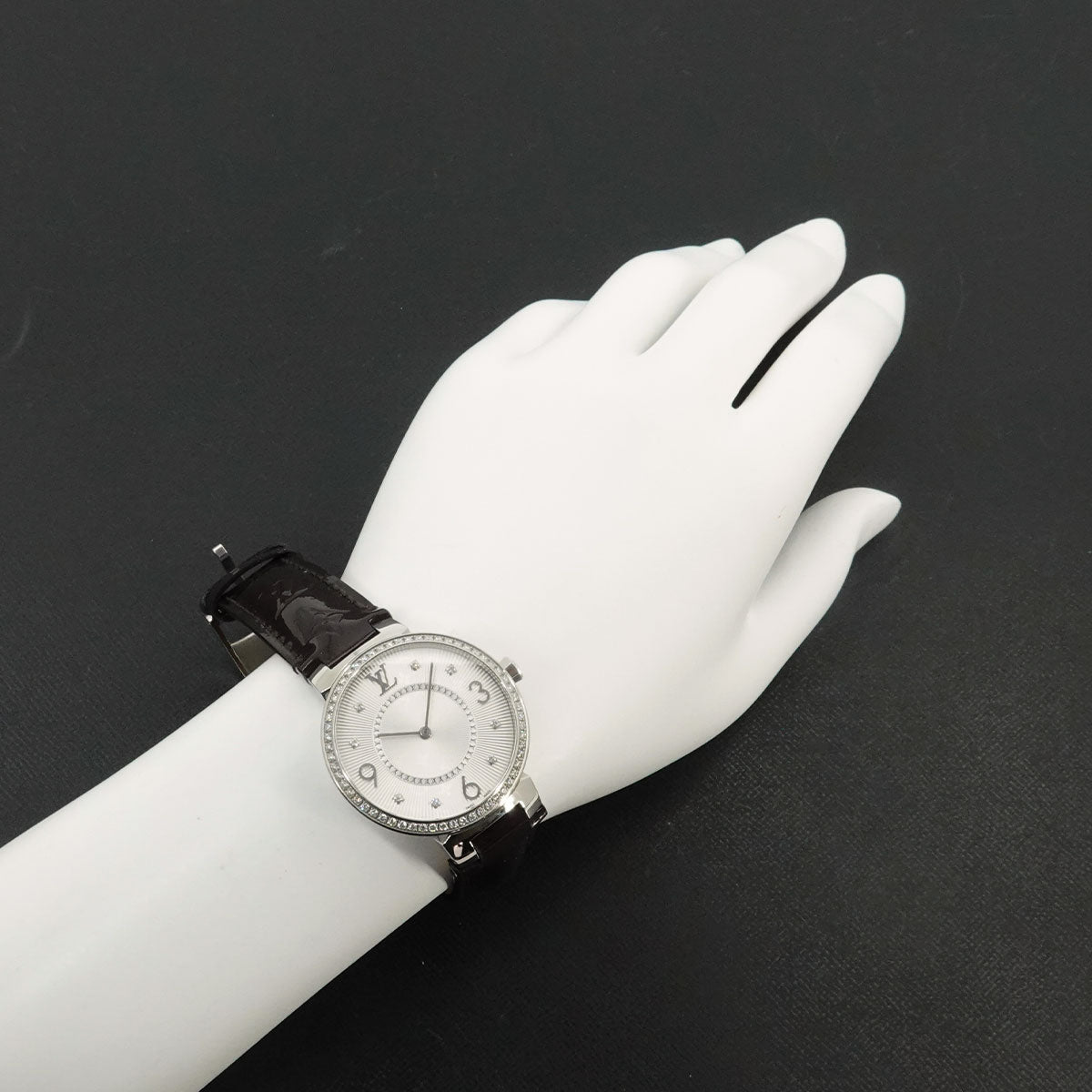 Tambour Q13ML 8P Bezel Diamond Ladies watch