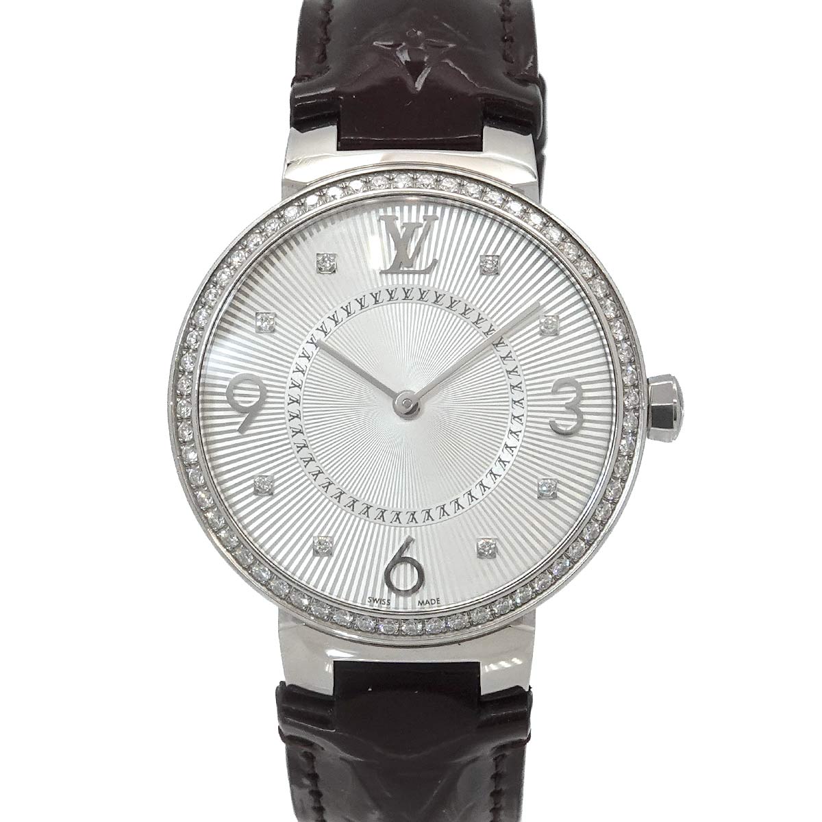 Tambour Q13ML 8P Bezel Diamond Ladies watch