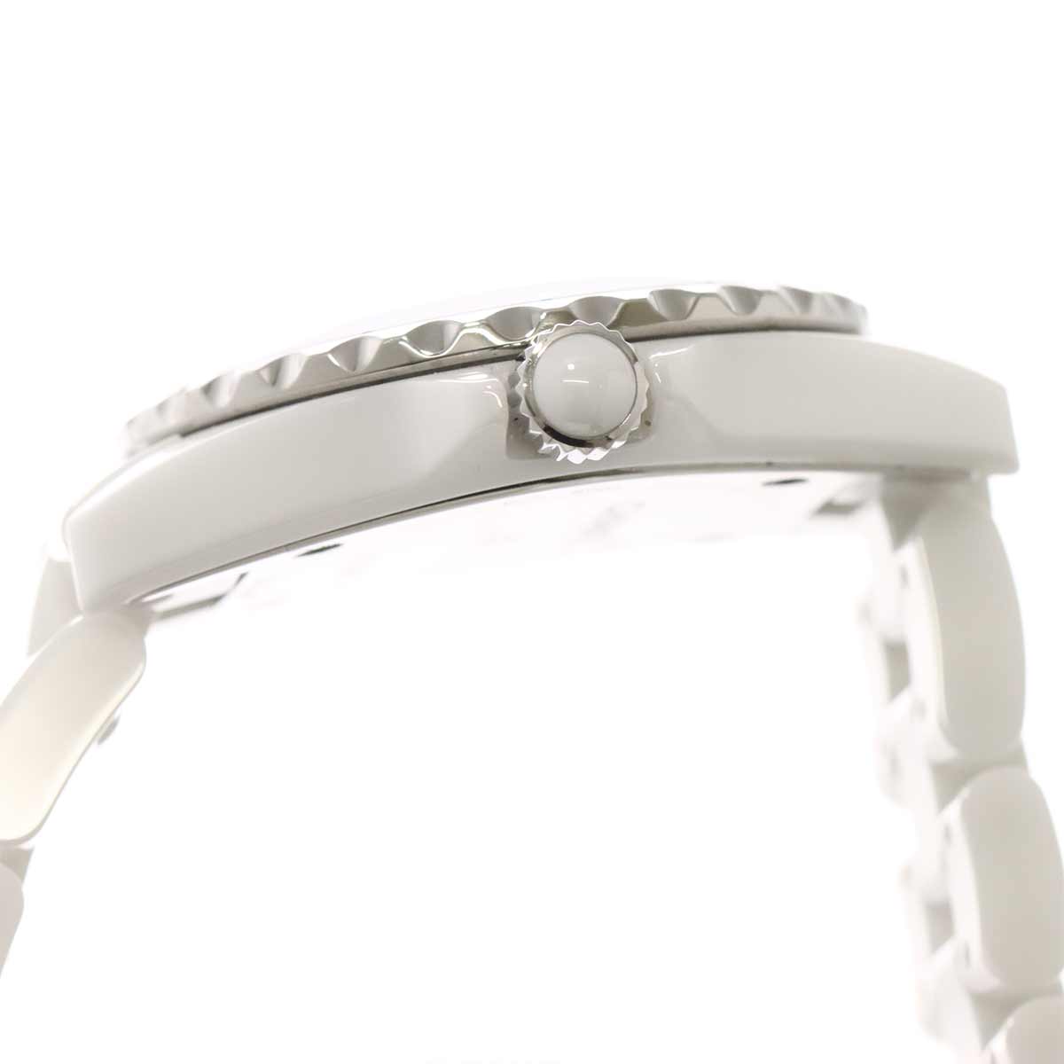 J12 H2570 29mm 8P Diamond Quartz White Shell Dial Ladies Watch