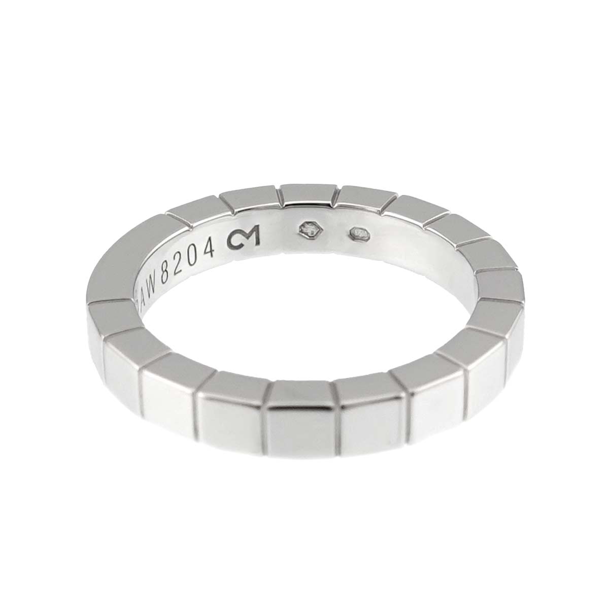 Laniere Ring 18K White Gold 750 Size49 4.75-5(US)