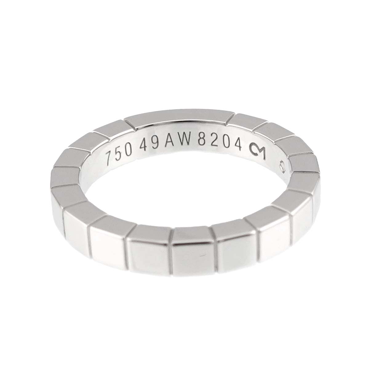 Laniere Ring 18K White Gold 750 Size49 4.75-5(US)