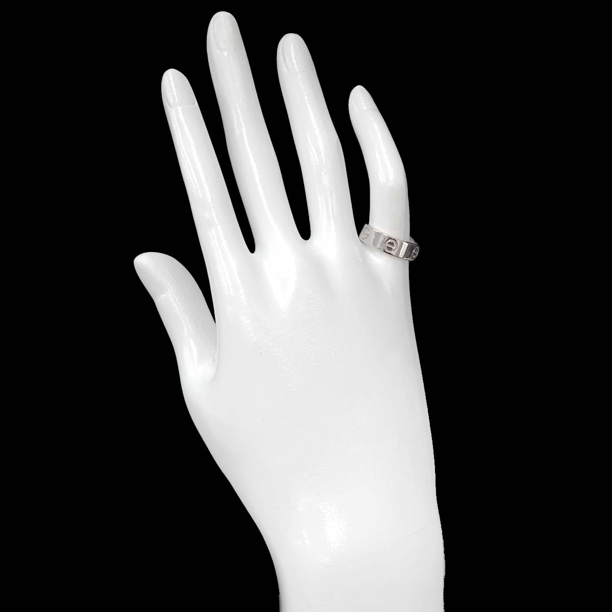Love Ring 18K White Gold 750 size51 5.25-5.5(US)