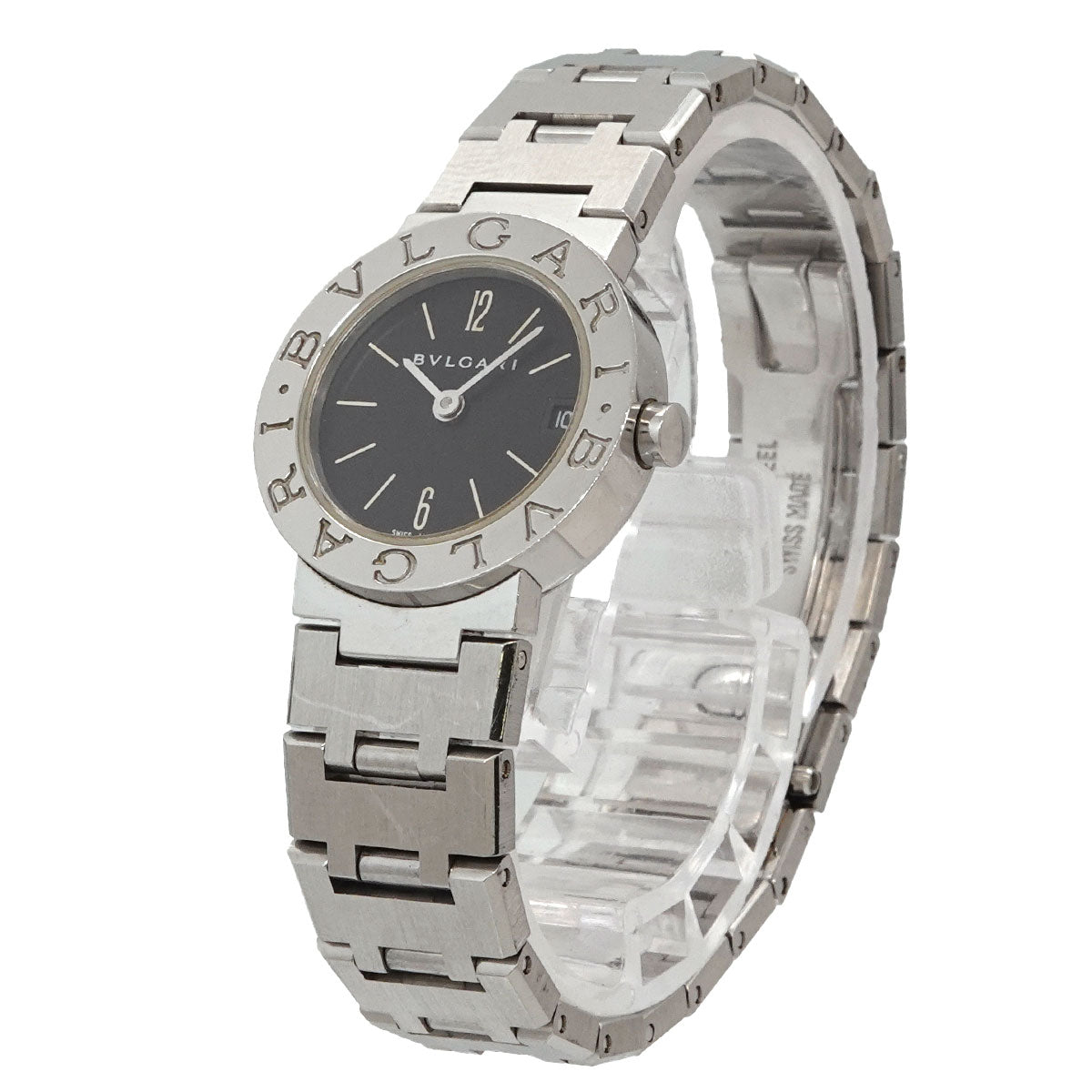BVLGARIBVLGARI BB23SS Quartz Black Dial Ladies Watch