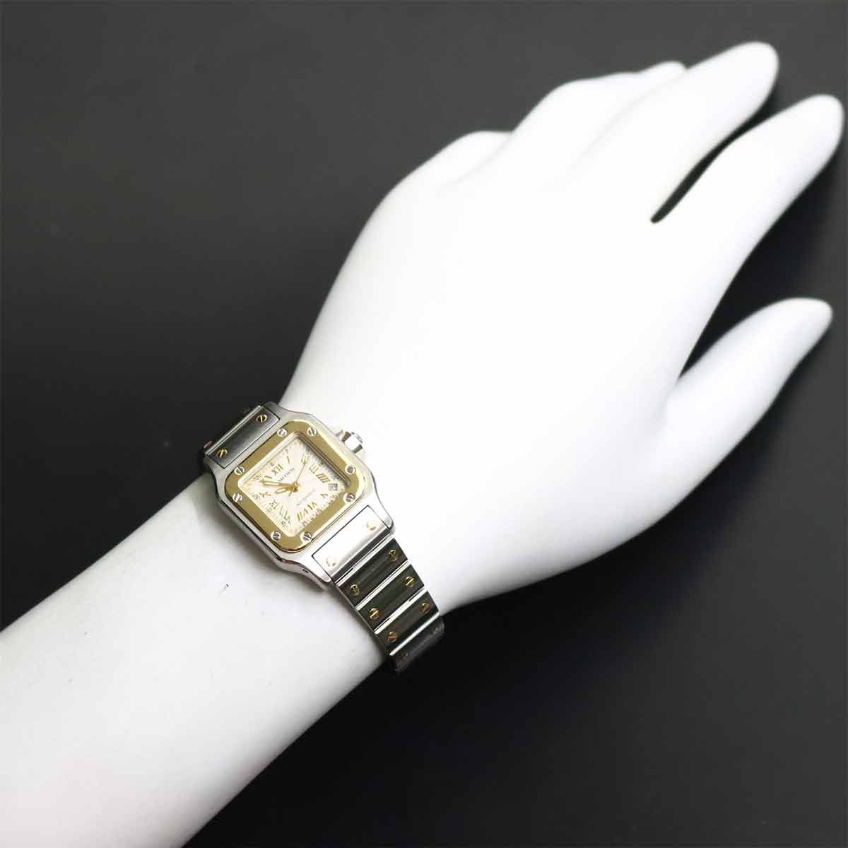 Santos Galbee SM W20045C4 Silver Dial Automatic Ladies