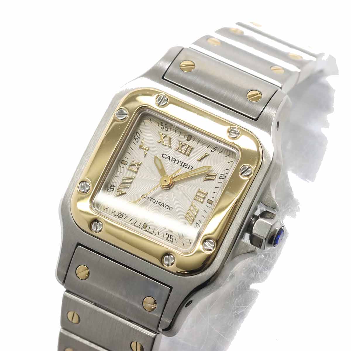 Santos Galbee SM W20045C4 Silver Dial Automatic Ladies