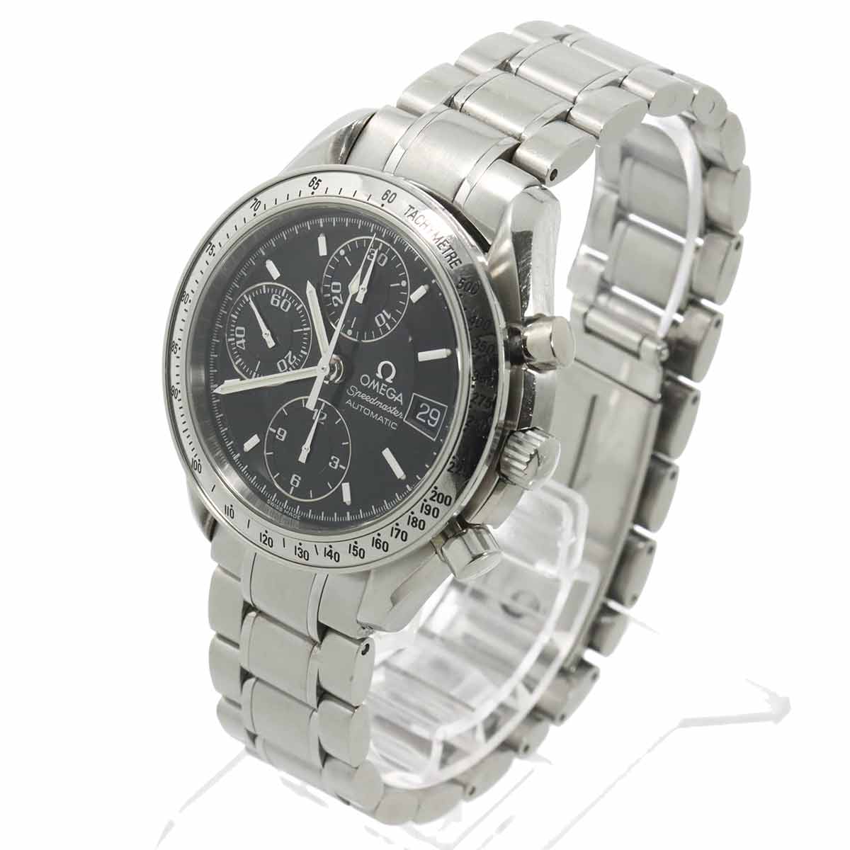 Speedmaster Date 3513 50 Chronograph Automatic Black Dial Mens
