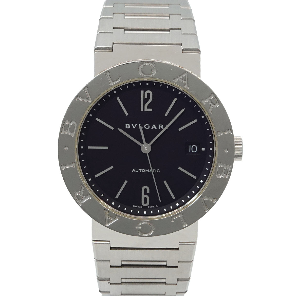 BVLGARIBVLGARI BB38SSAUTO Date Automatic Black Dial Mens