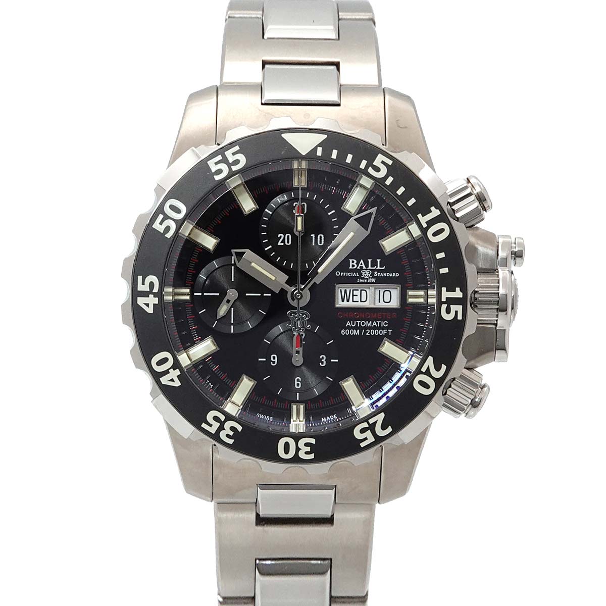 Engineer Hydrocarbon NEDU DC3026A Automatic Black Dial Mens