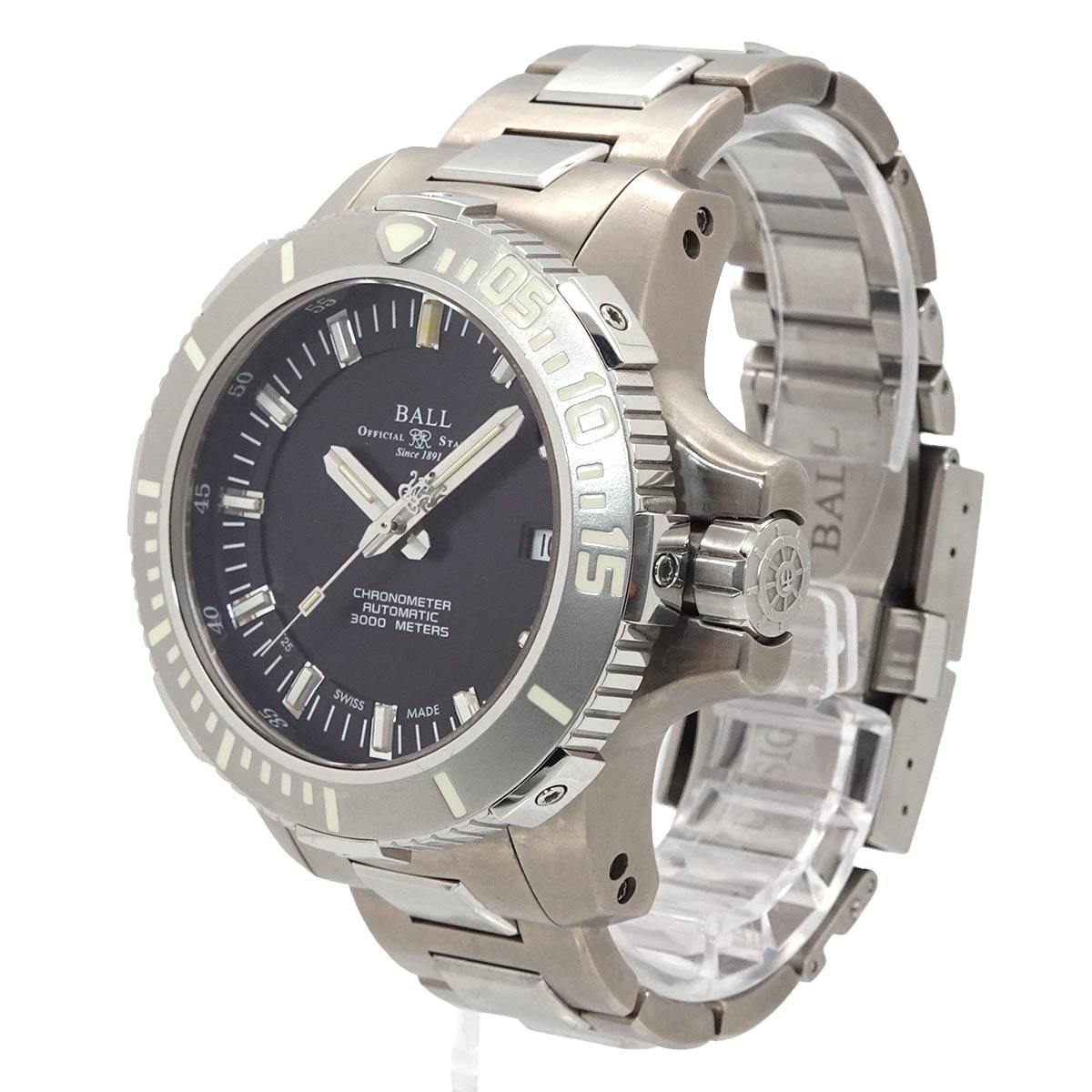 Engineer Hydrocarbon DeepQUEST DM3000A SCJ BK Black Dial Mens