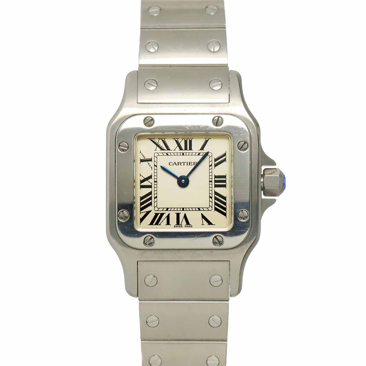 Santos Galbee SM W20056D6 Cream Dial Quartz Ladies Watch