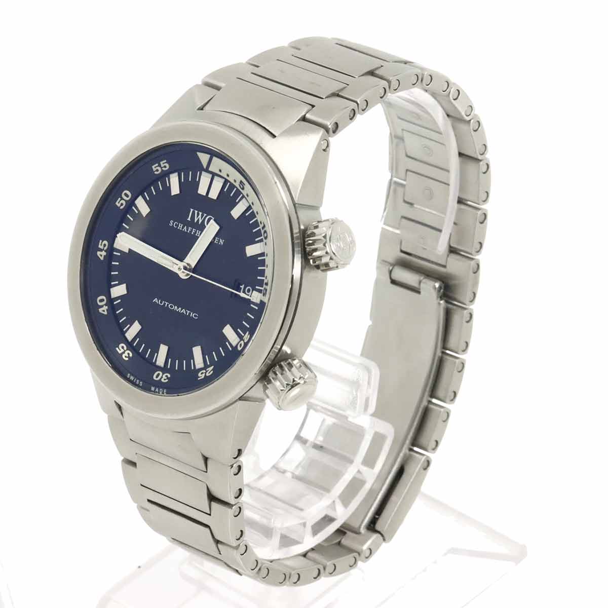 Aqua Timer IW354805 Black Dial Automatic Mens Wrist Watch