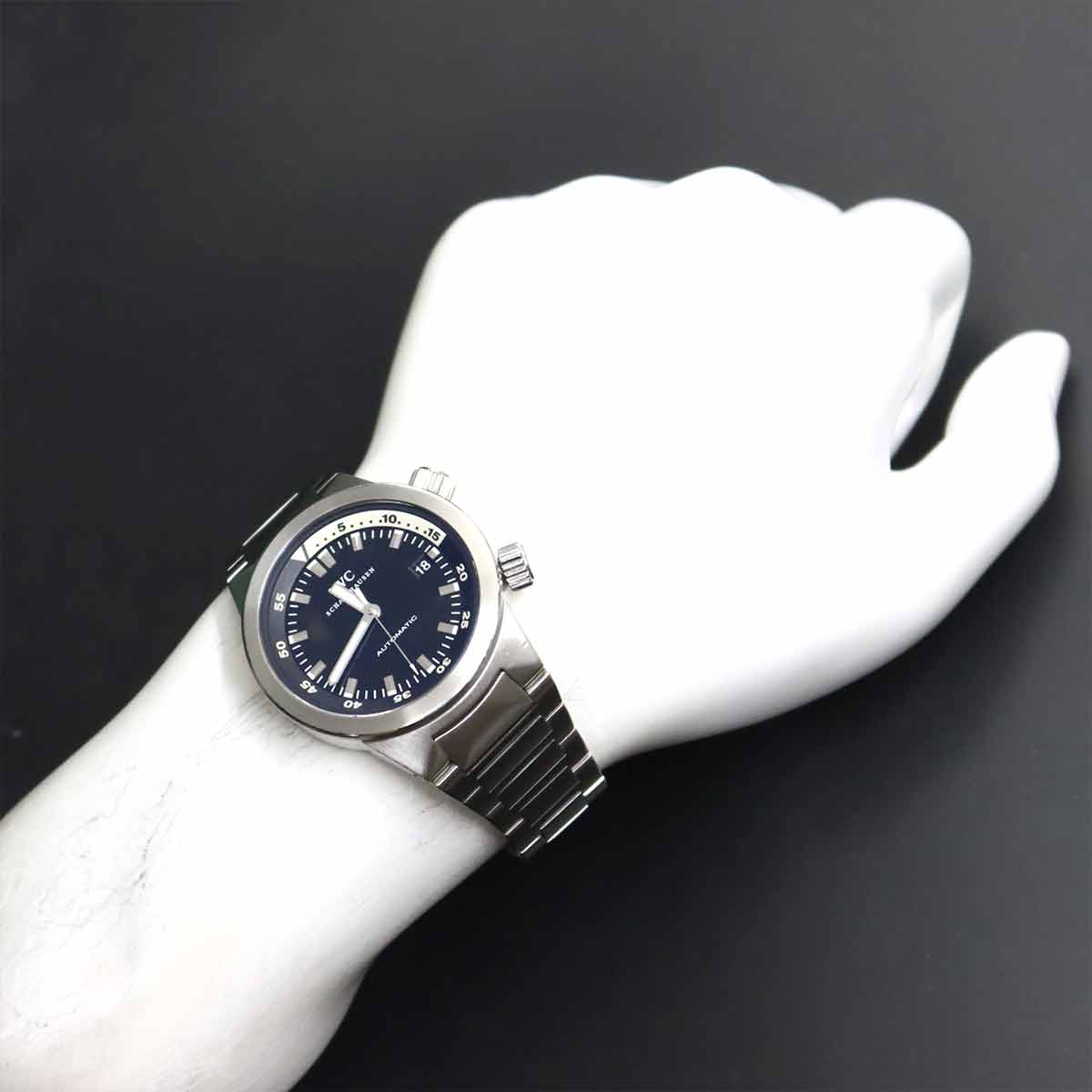 Aqua Timer IW354805 Black Dial Automatic Mens Wrist Watch
