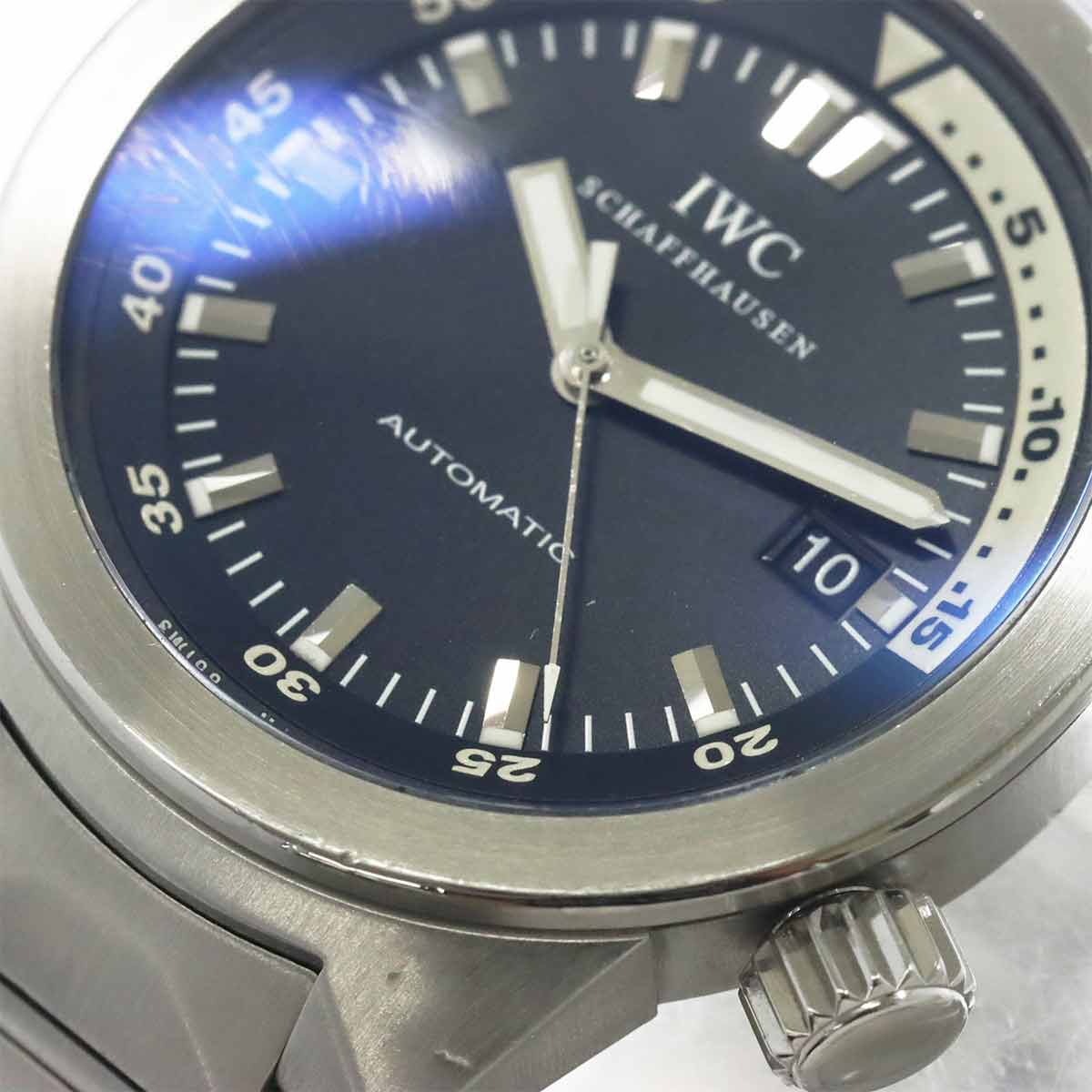 Aqua Timer IW354805 Black Dial Automatic Mens Wrist Watch