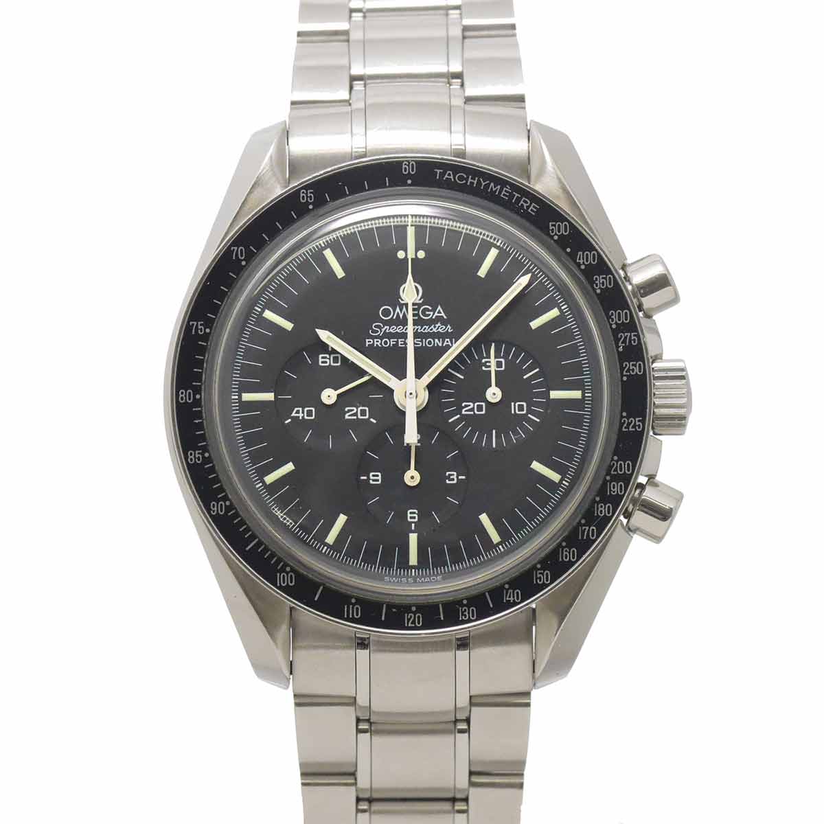 Speedmaster 3572 50 Hand Winding Black Dial Mens Watch