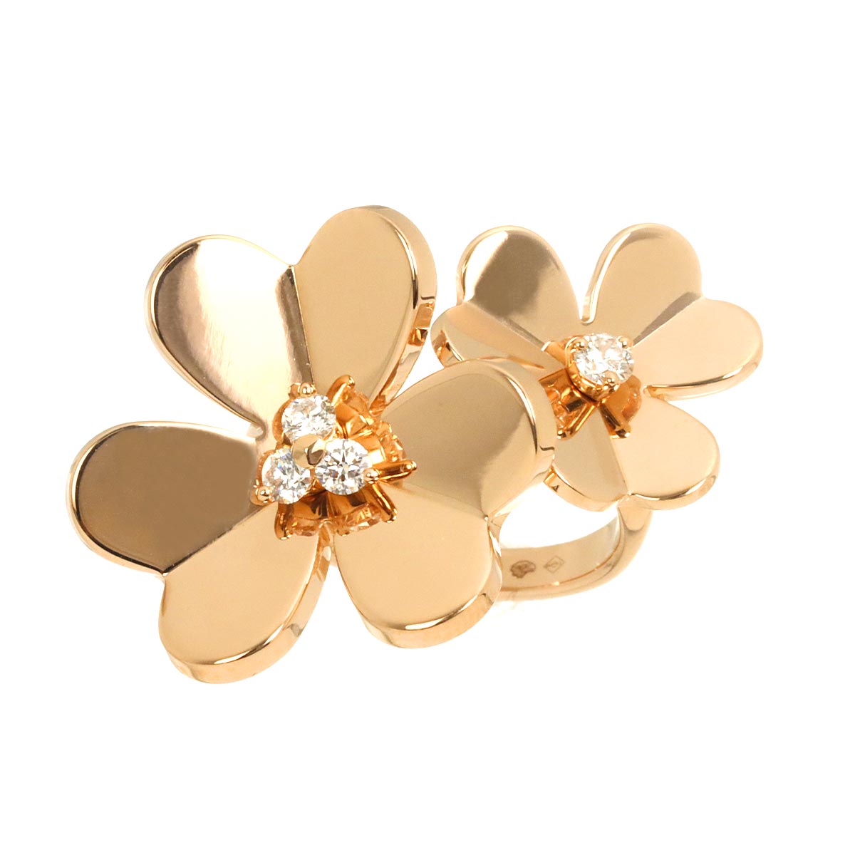 FRIVOLE Diamond Ring 18K PG size51 5.5-5.75(US)