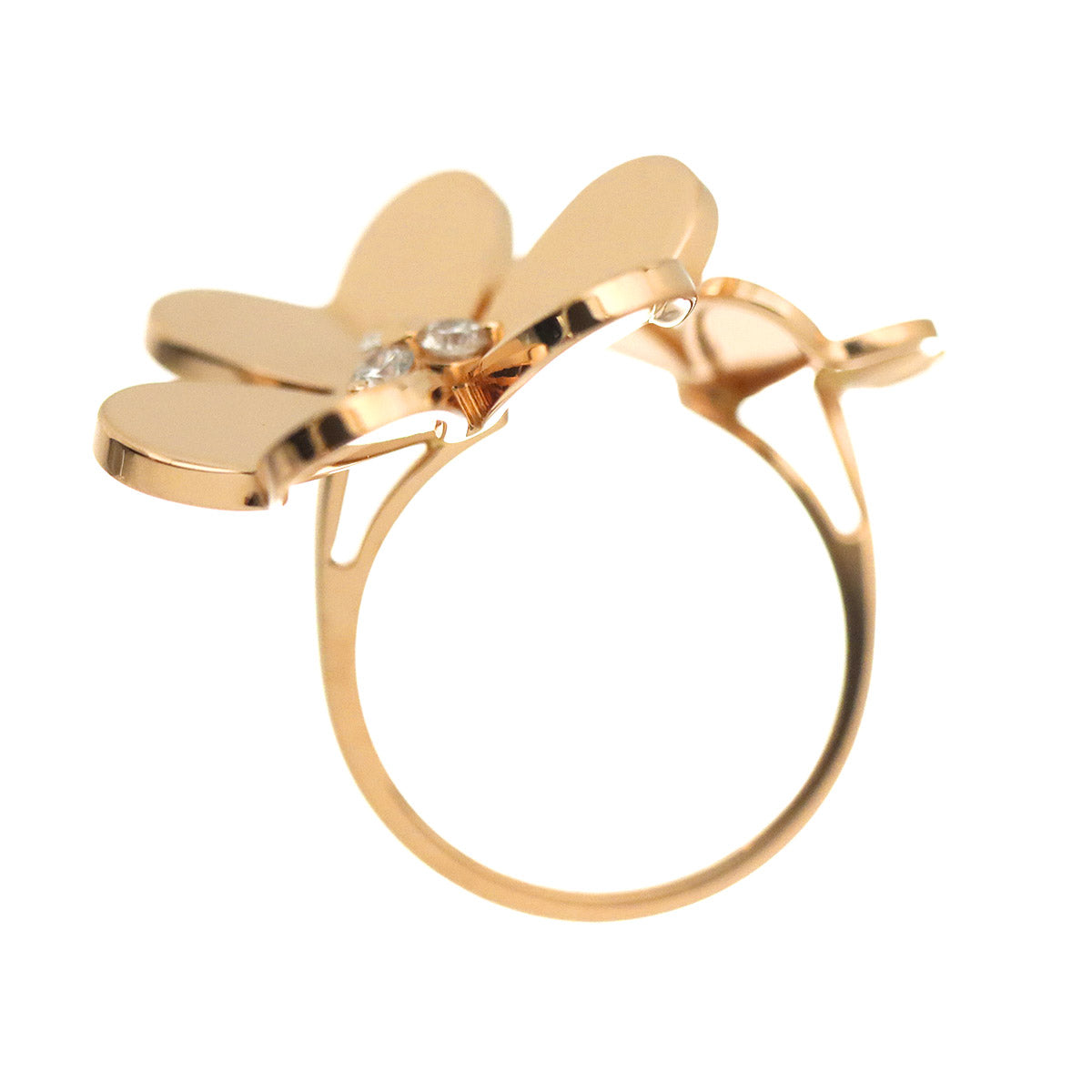 FRIVOLE Diamond Ring 18K PG size51 5.5-5.75(US)