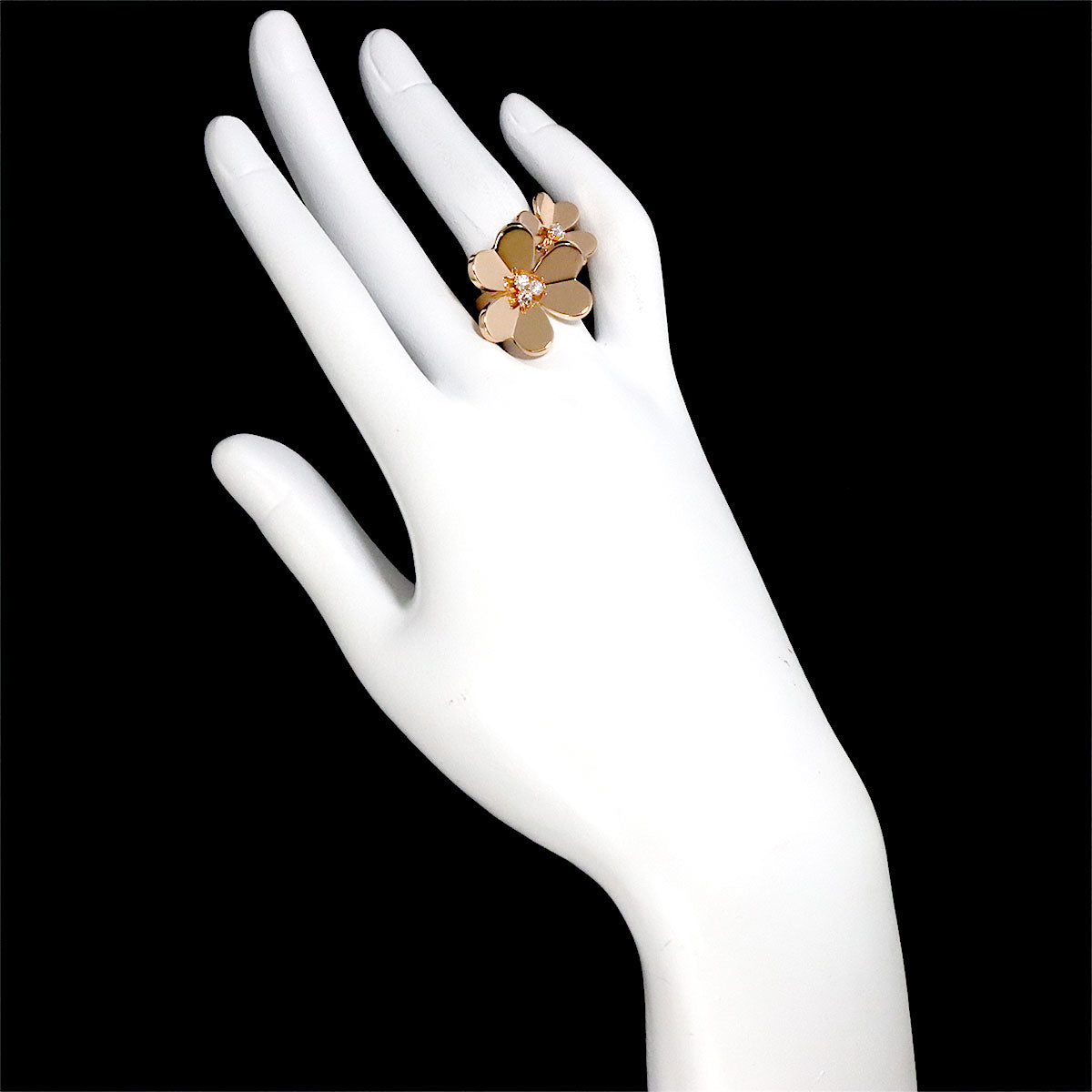 FRIVOLE Diamond Ring 18K PG size51 5.5-5.75(US)